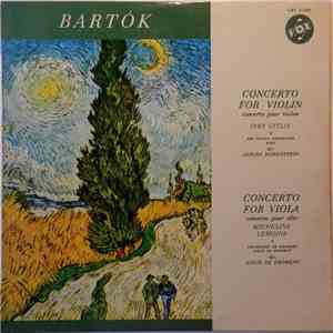 Bartók, Ivry Gitlis, Micheline Lemoine - Concerto For Violin / Concerto For Viola download free