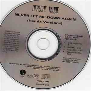 Depeche Mode - Never Let Me Down Again (Remixes) download free