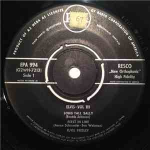 Elvis Presley - Elvis - Vol III download free