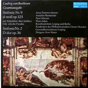 Ludwig van Beethoven, Anna Tomowa-Sintow, Annelies Burmeister, Theo Adam, Rundfunkchor Leipzig, Rundfunkchor Berlin, Kinderchor Des Philharmonischen Chores Dresden, Gewandhausorchester Leipzig, Kurt Masur - Sinfonie Nr. 9 D-moll Op. 125 (Mit Schlußchor Üb download free