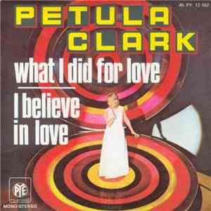 Petula Clark - What I Did For Love download free