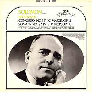 Solomon  ; The Philharmonia Orchestra, Herbert Menges / Beethoven - Piano Concerto No. 1 • Sonata No. 27 download free
