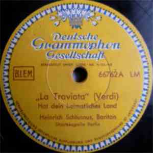 Verdi, Heinrich Schlusnus, Staatskapelle Berlin - La Traviata / Der Troubadour download free